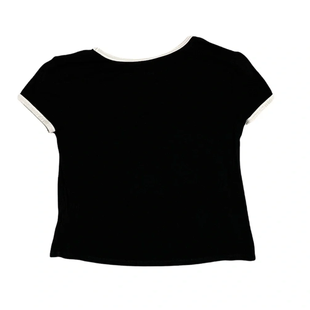 Justice Girls Size 10 Black Short Sleeve Shirt